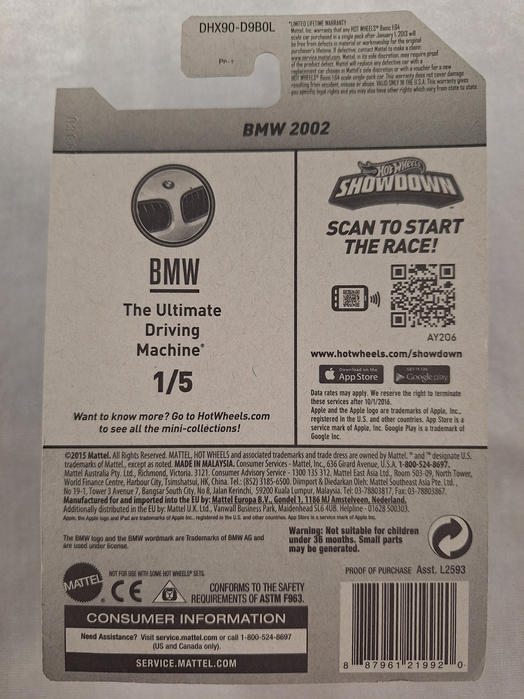 BMW 02 1/5 BMW 186/250 Silver