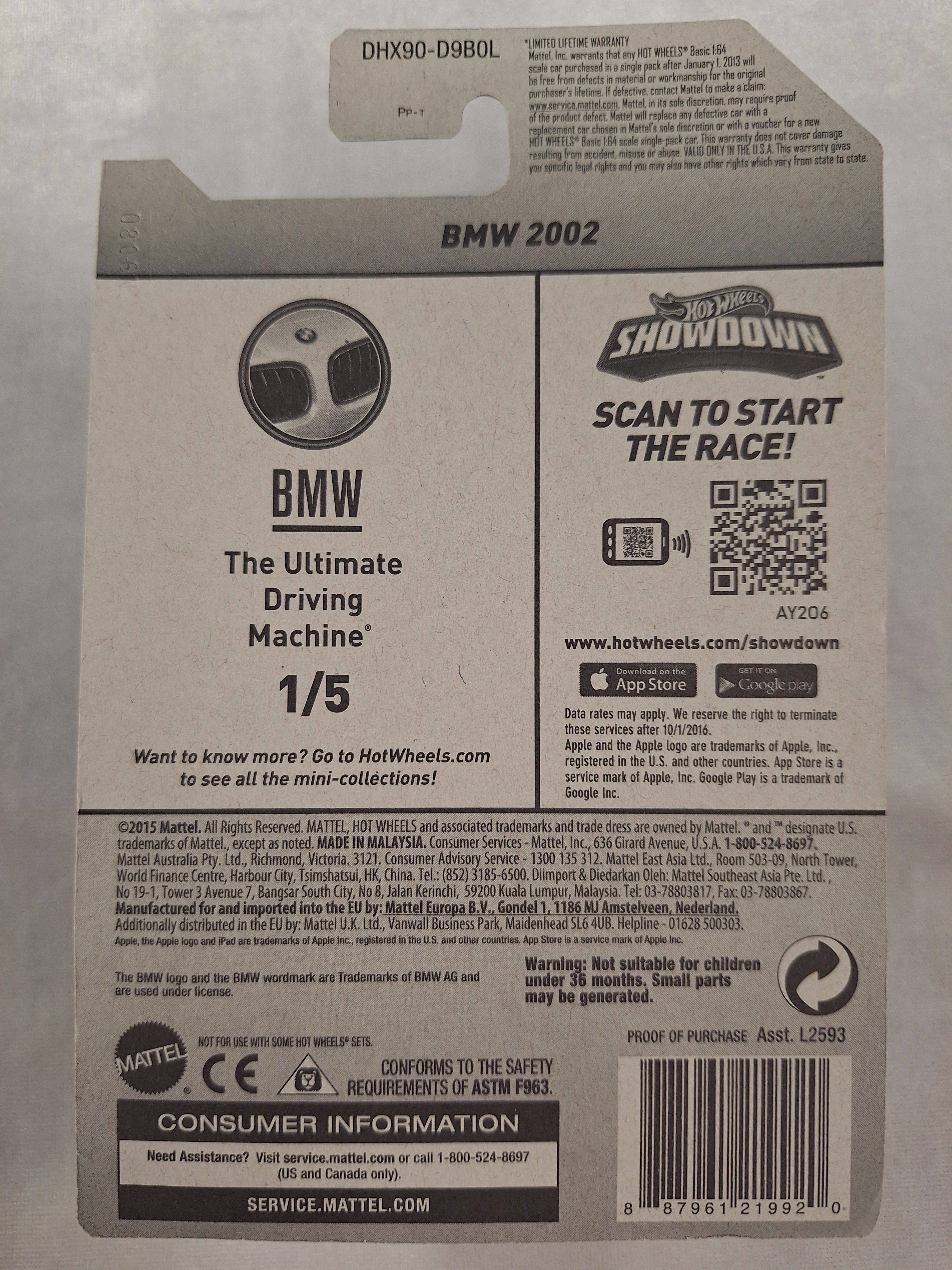 BMW 02 1/5 BMW 186/250 Silver