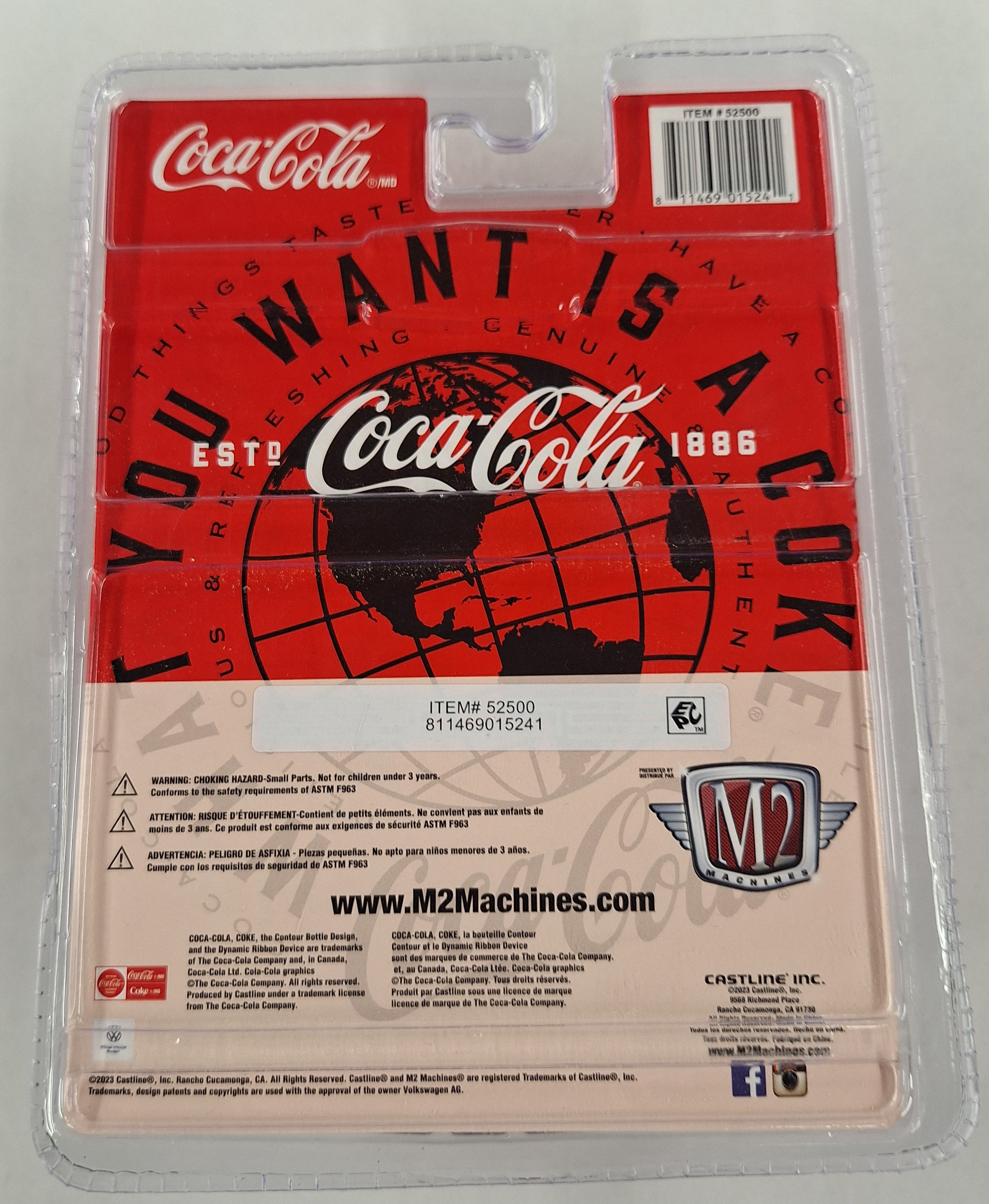 60 VW Delivery Van A34 M2 Machines Coca Cola