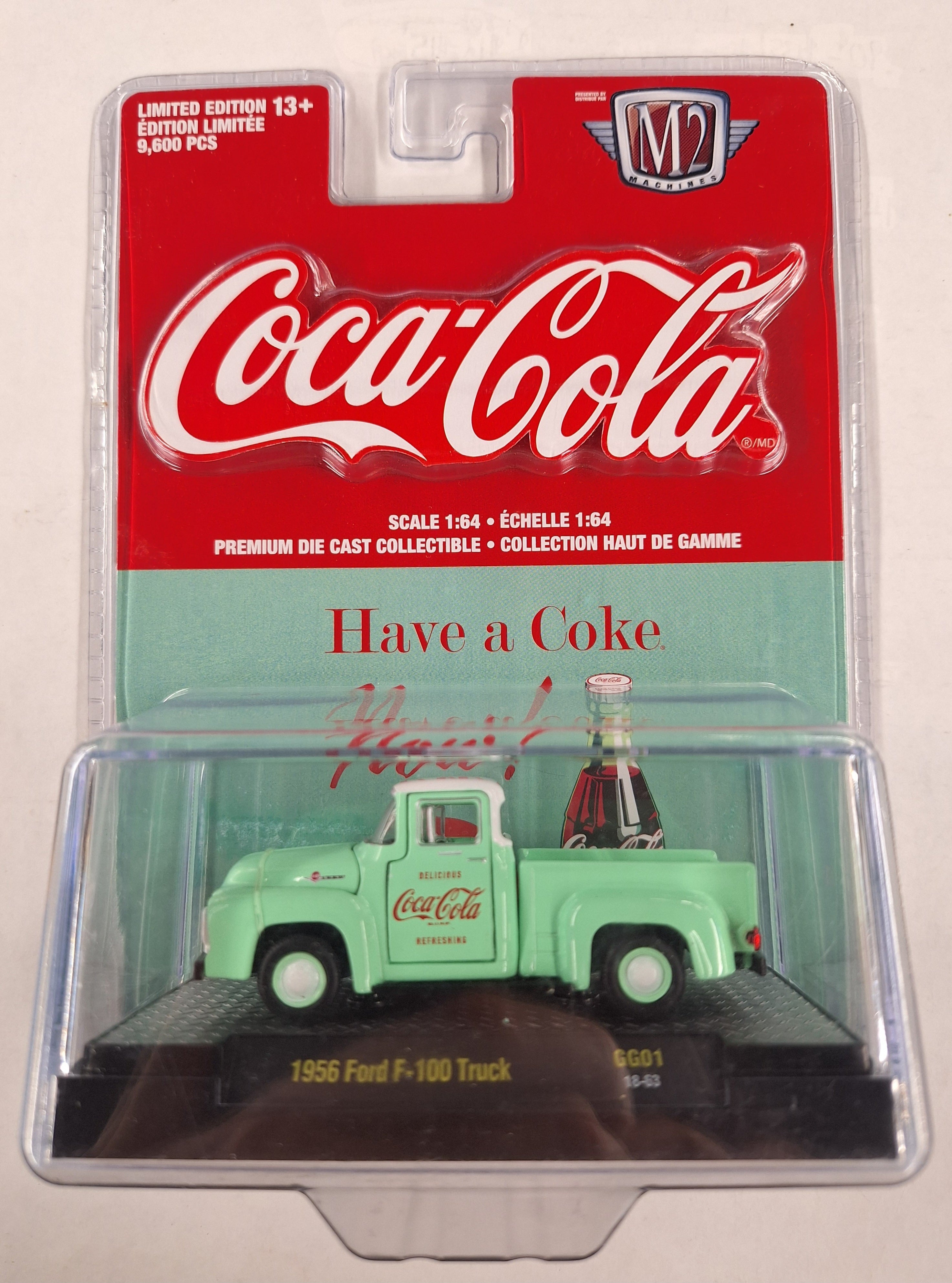 56 Ford F-100 Truck GG01 M2 Machines Coca Cola