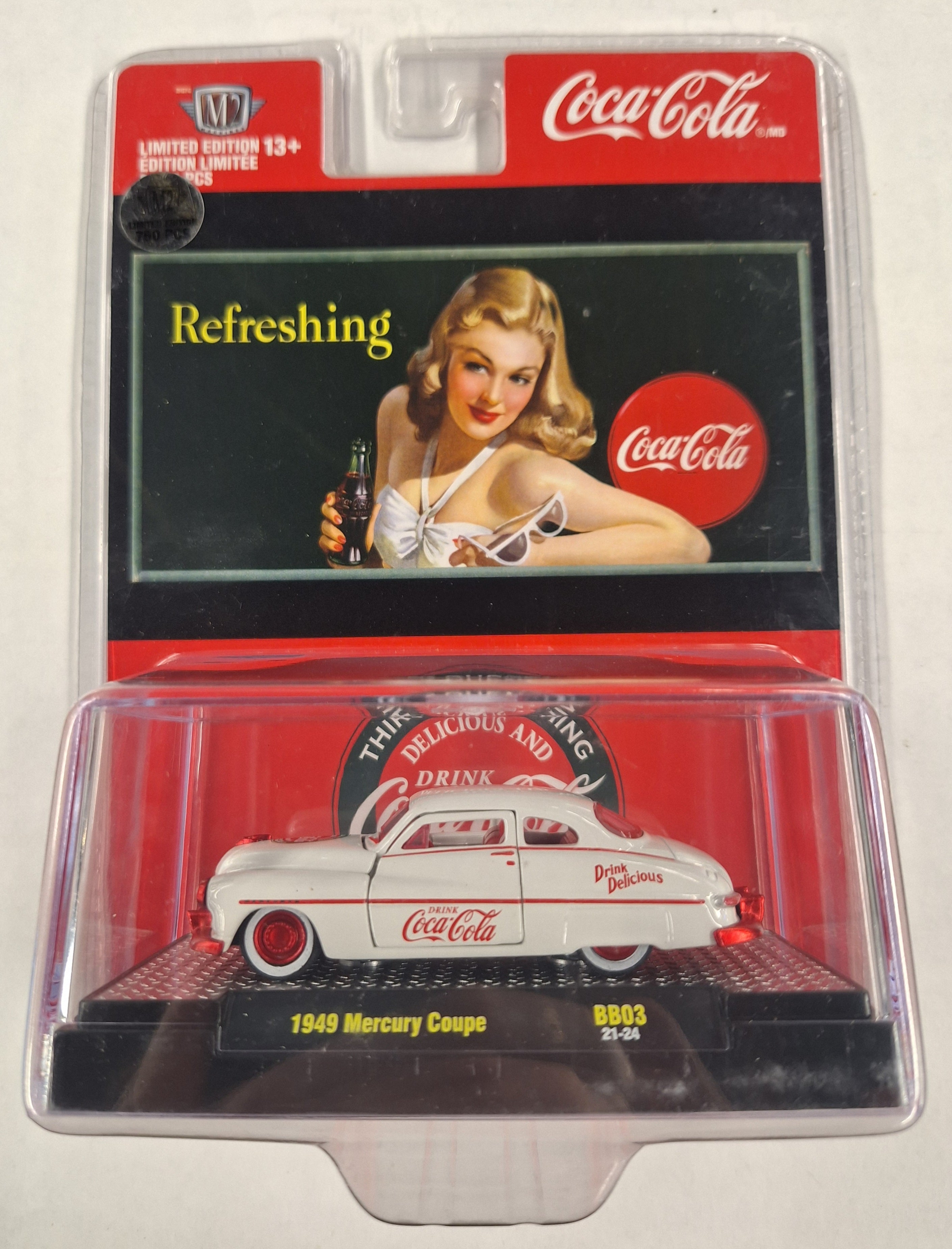 49 Mercury Coupe BB03 M2 Machines Coca Cola Chase