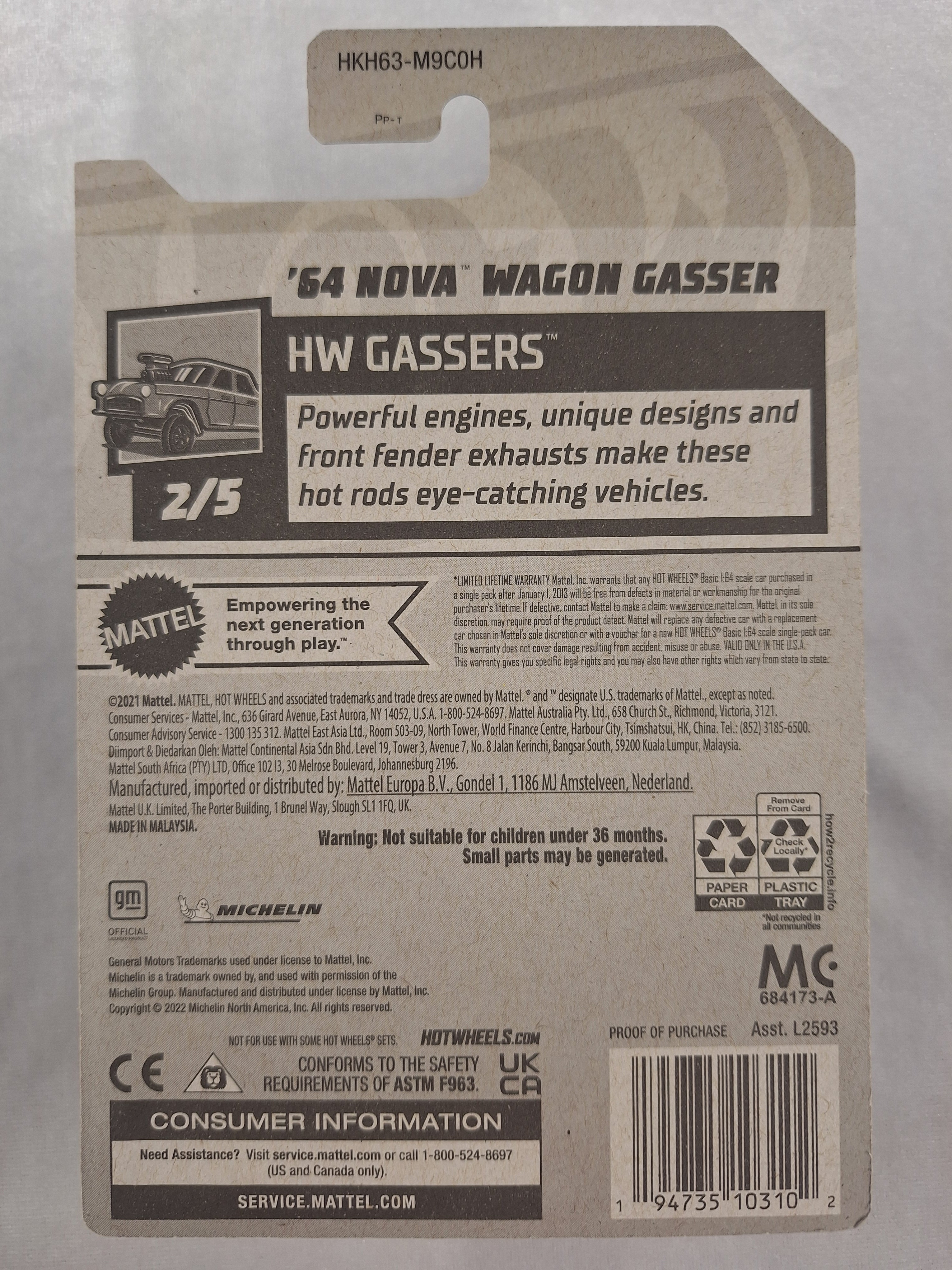 64 Nova Wagon 2/5 Gasser 145/250