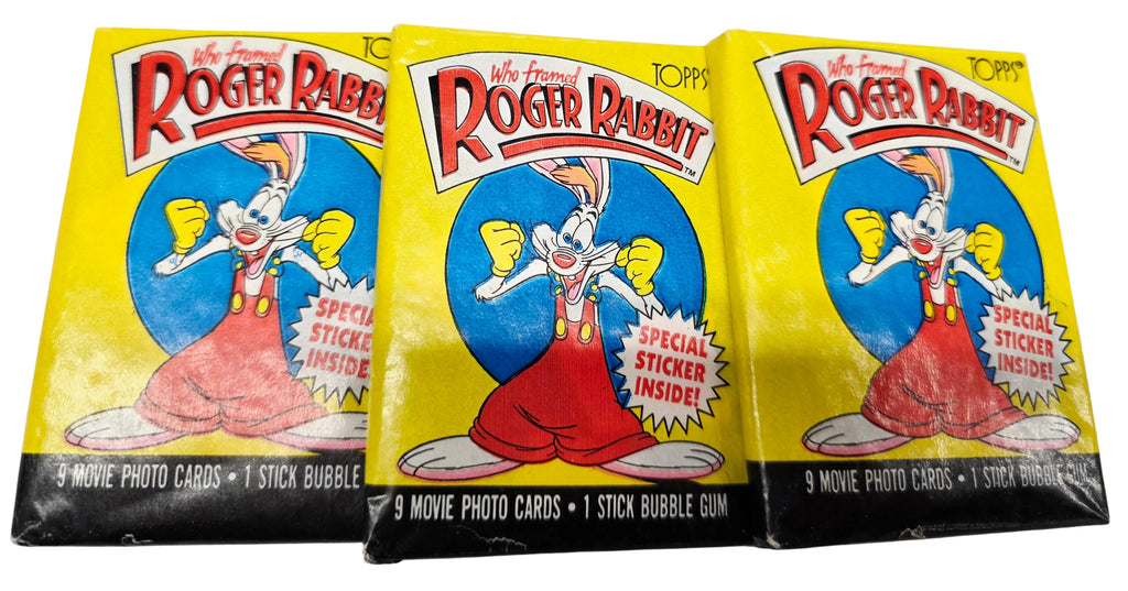 1987 Who Framed Roger Rabbit Wax Pack