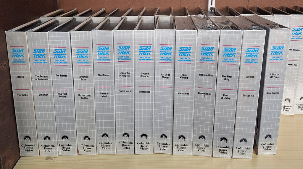 Star Trek The Next Generation VHS 87pc Set