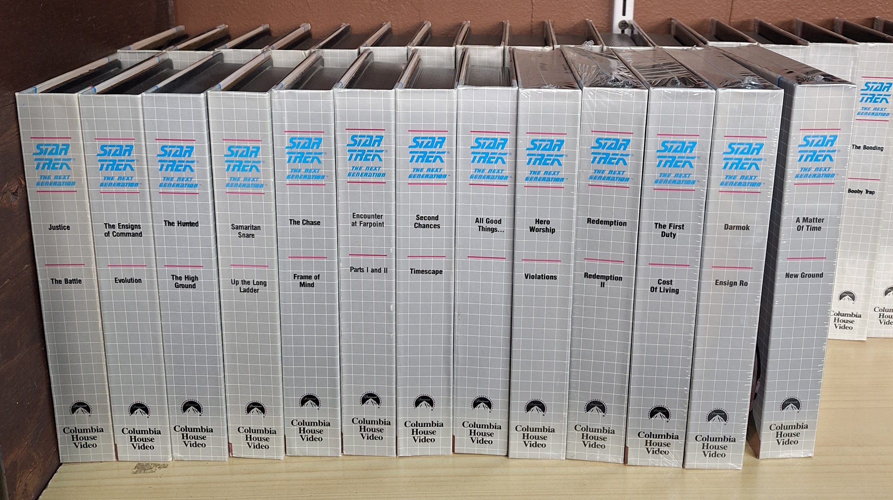 Star Trek The Next Generation VHS 87pc Set