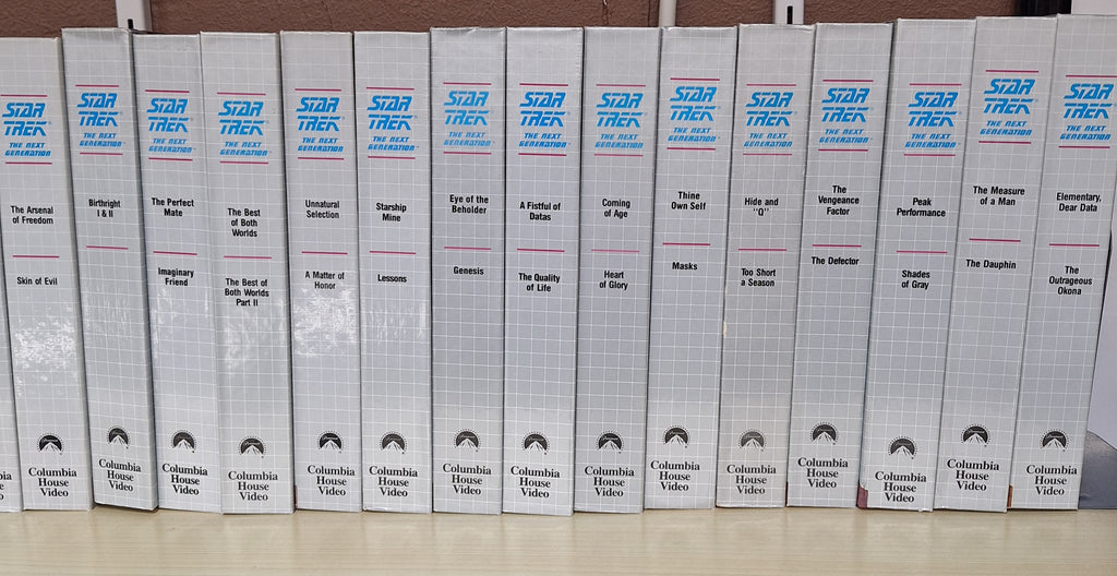 Star Trek The Next Generation VHS 87pc Set
