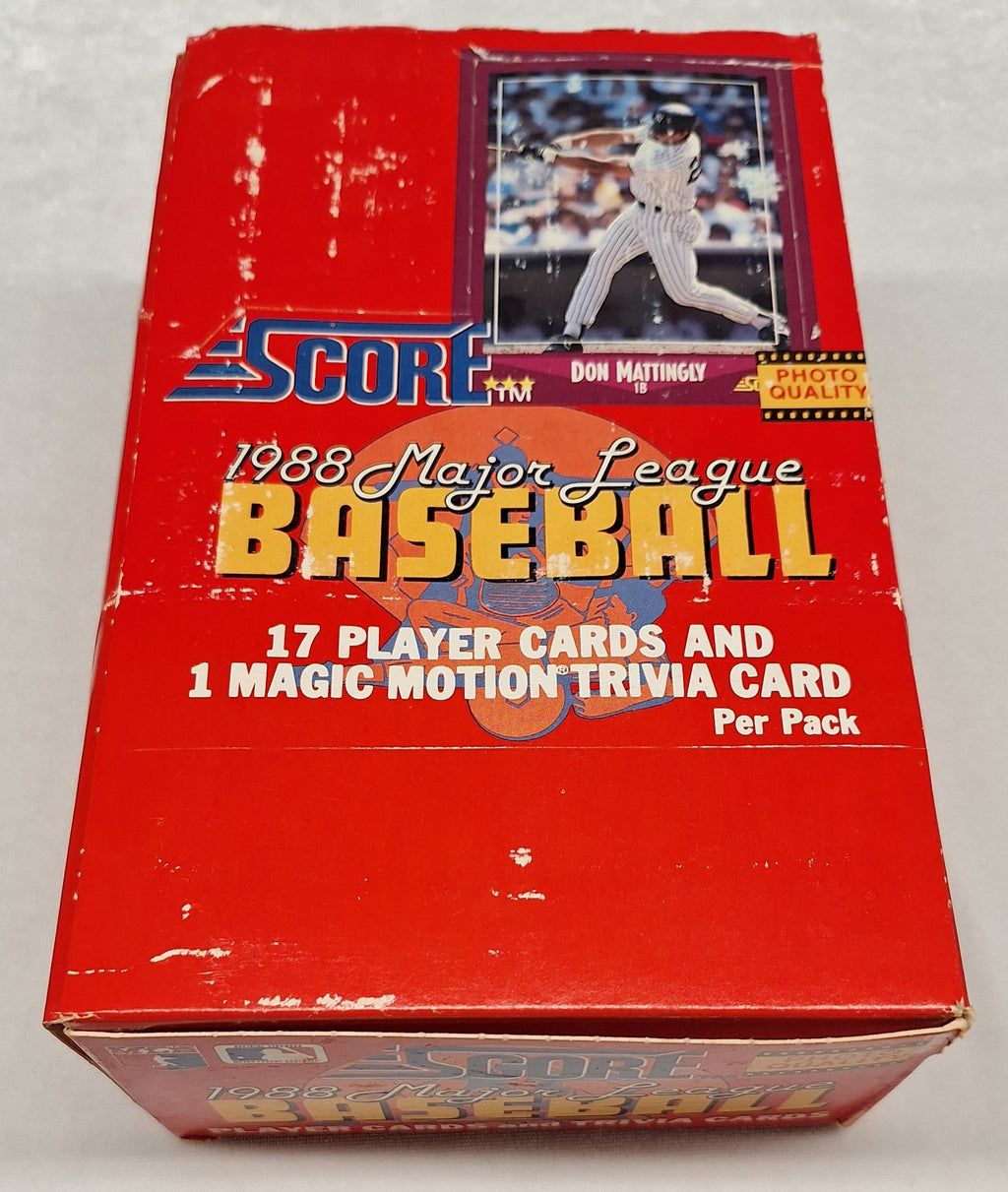 1988 Score Baseball Box of 36 Wax Packs
