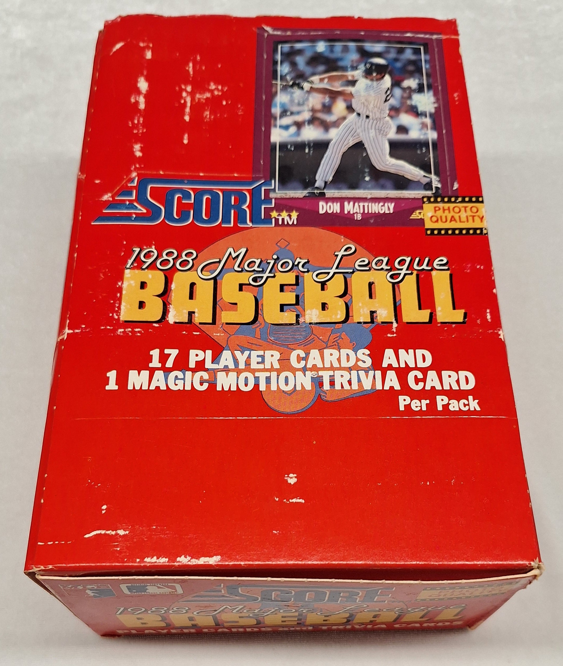1988 Score Baseball Box of 36 Wax Packs