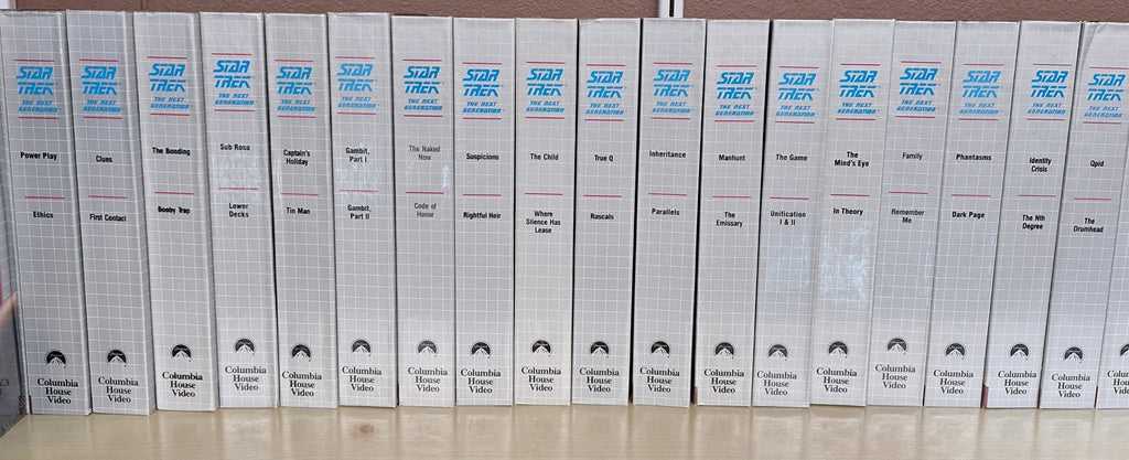 Star Trek The Next Generation VHS 87pc Set