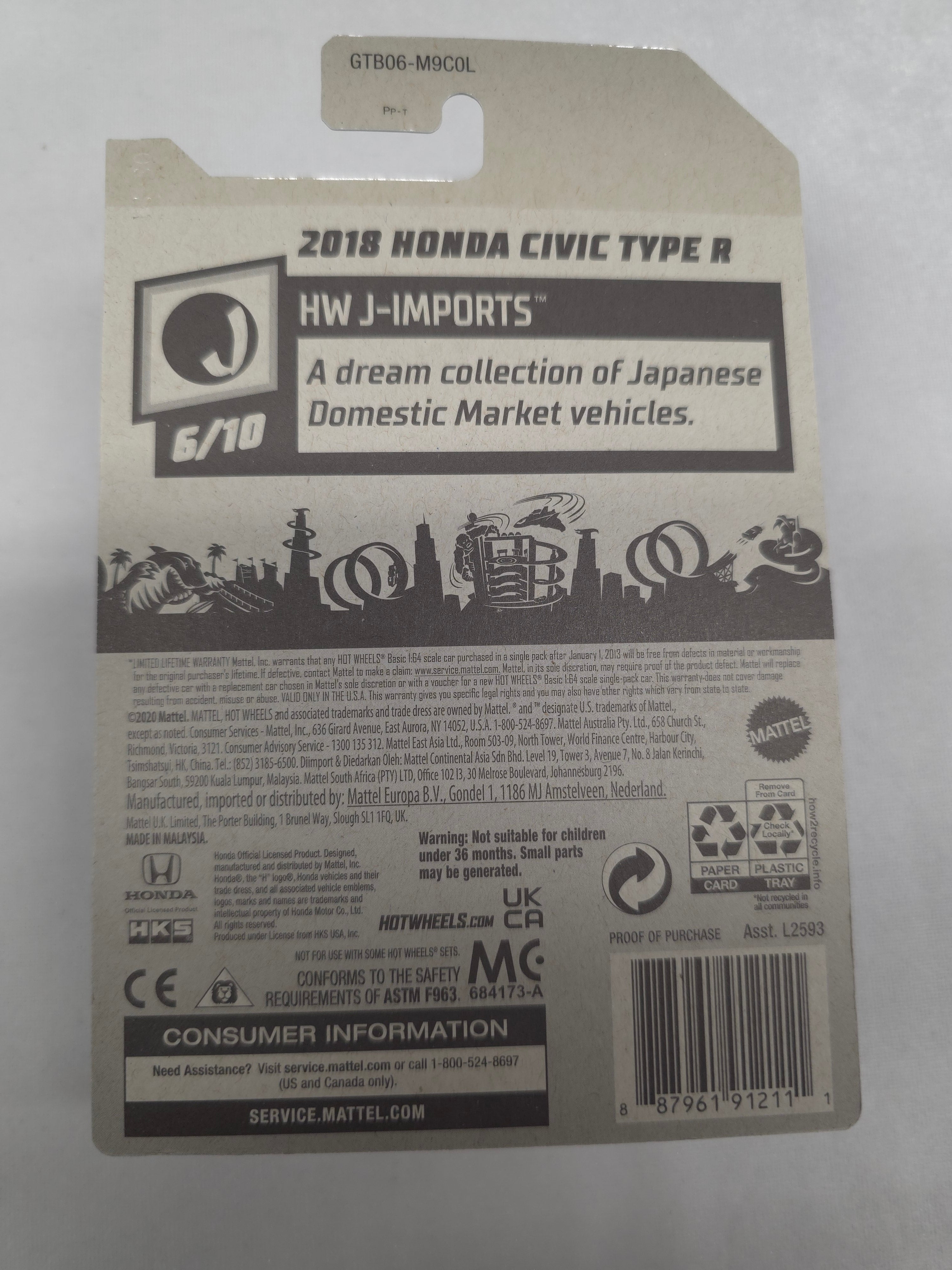 18 Honda Civic Type R J-Imports 186/250