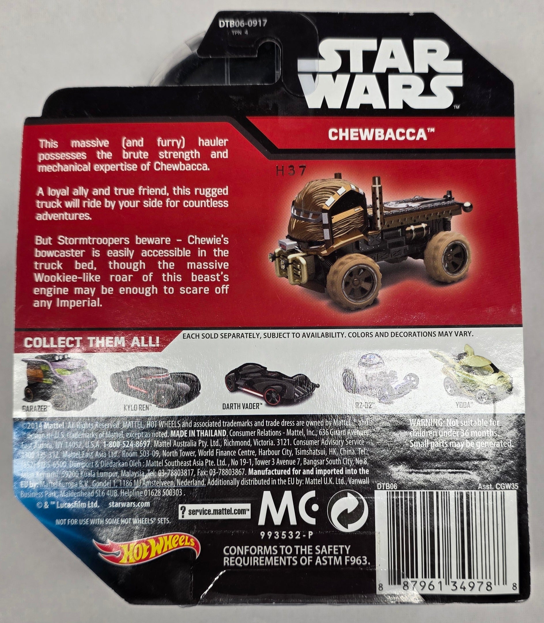 Hot Wheels Star Wars Chewbacca