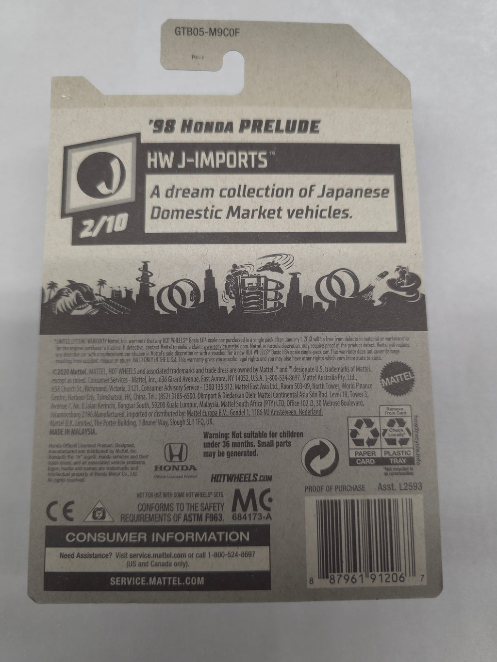 98 Honda Prelude J-Imports 125/250