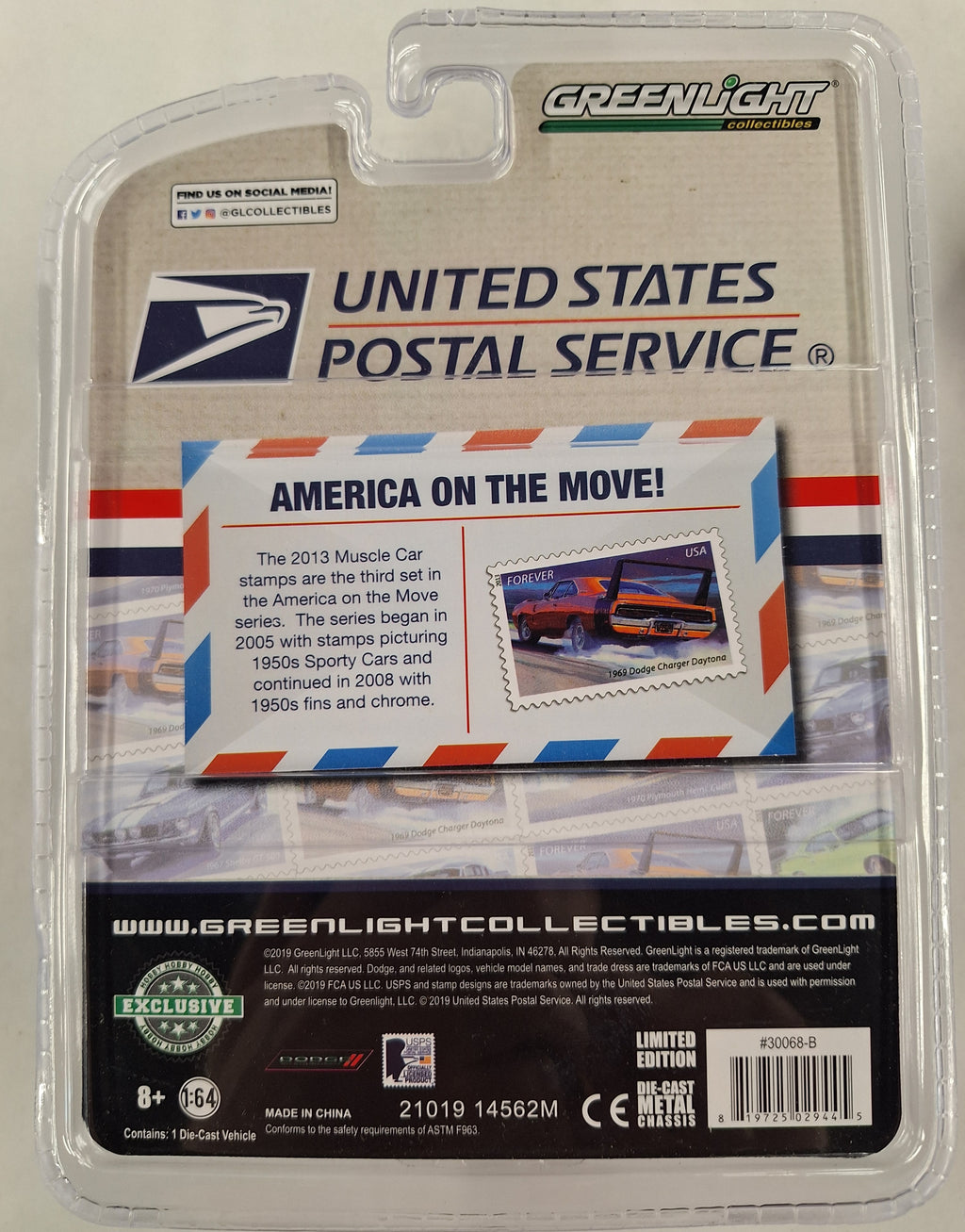 69 Dodge Charger Daytona Greenlight USPS