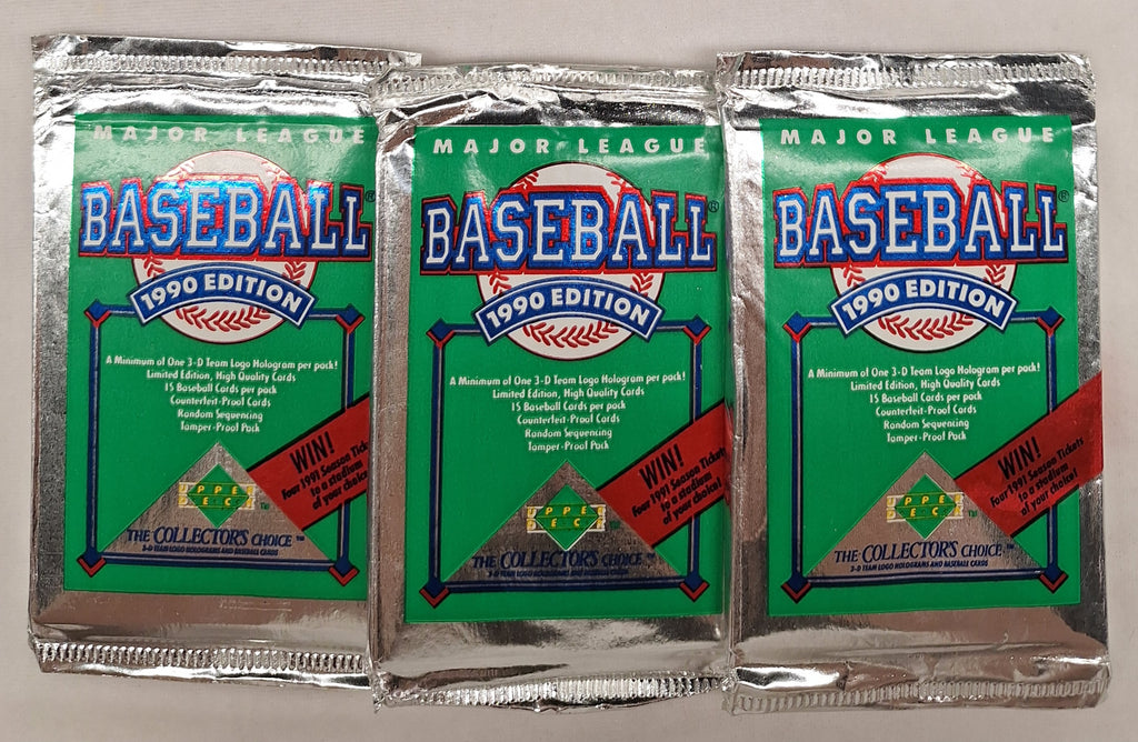 1990 Upper Deck Baseball Foil Pack