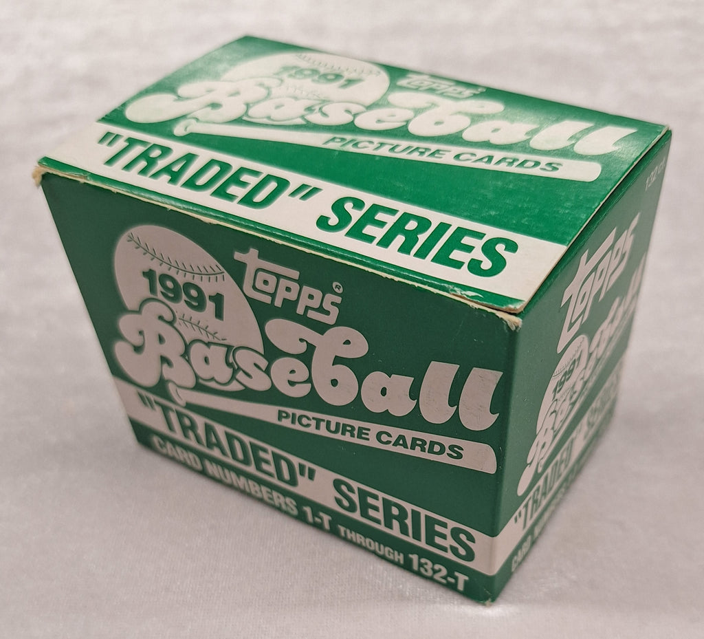 1991 Topps Baseball Traded Series 132 Card Box