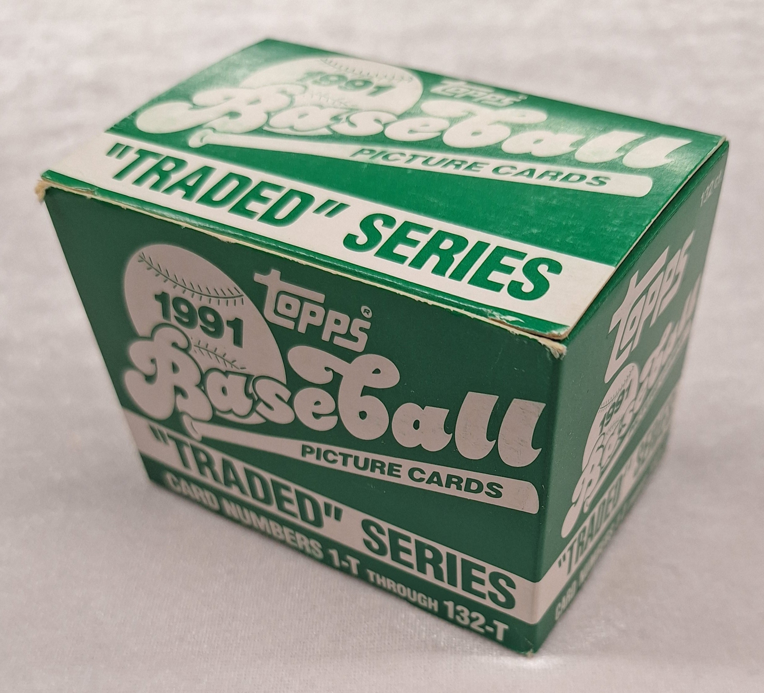 1991 Topps Baseball Traded Series 132 Card Box