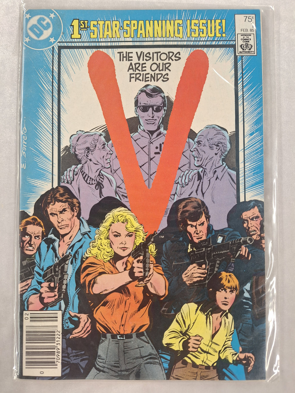1985 "V" Visitors Comic Book Set Of 2