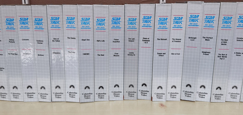 Star Trek The Next Generation VHS 87pc Set