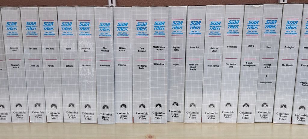 Star Trek The Next Generation VHS 87pc Set