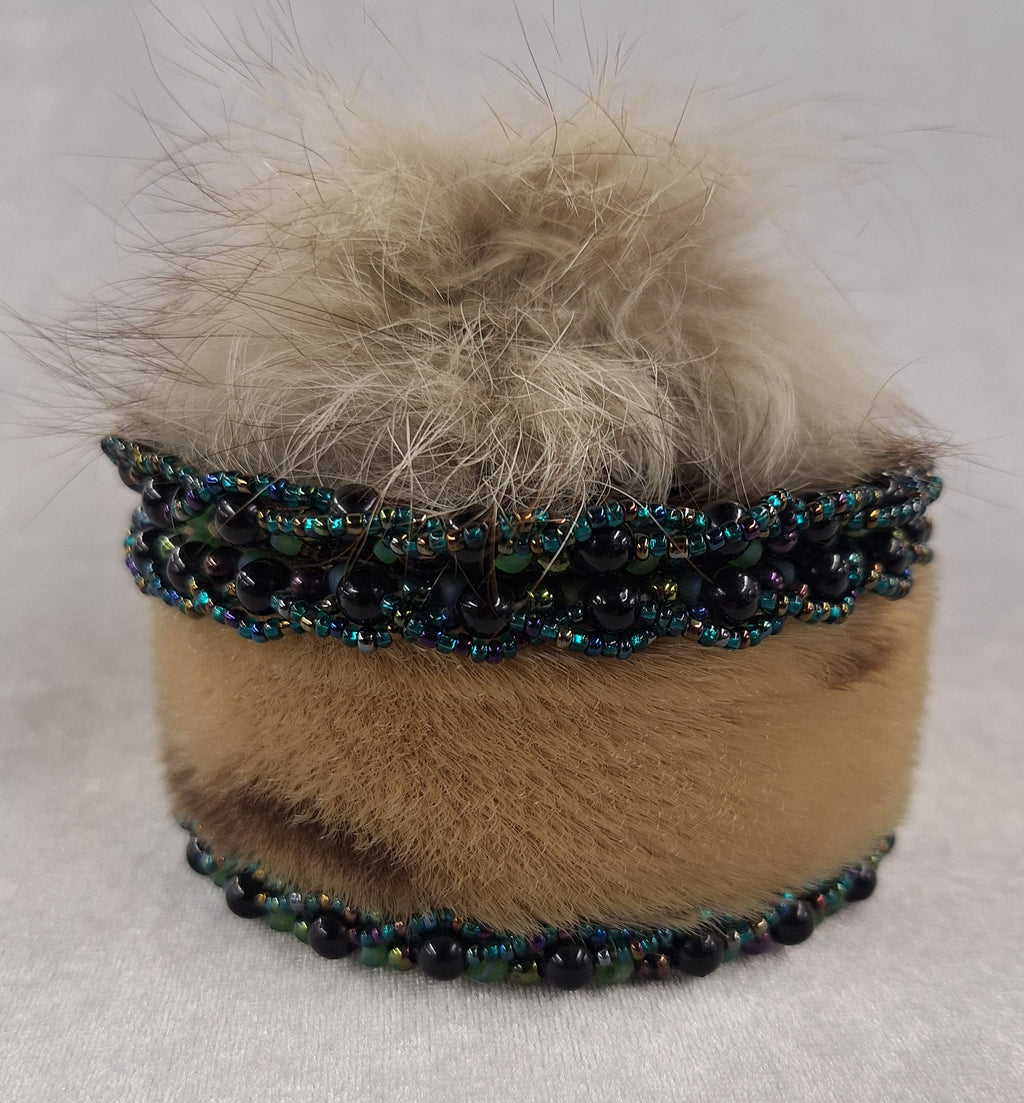 Handmade Alaskan Beaded Container 1999
