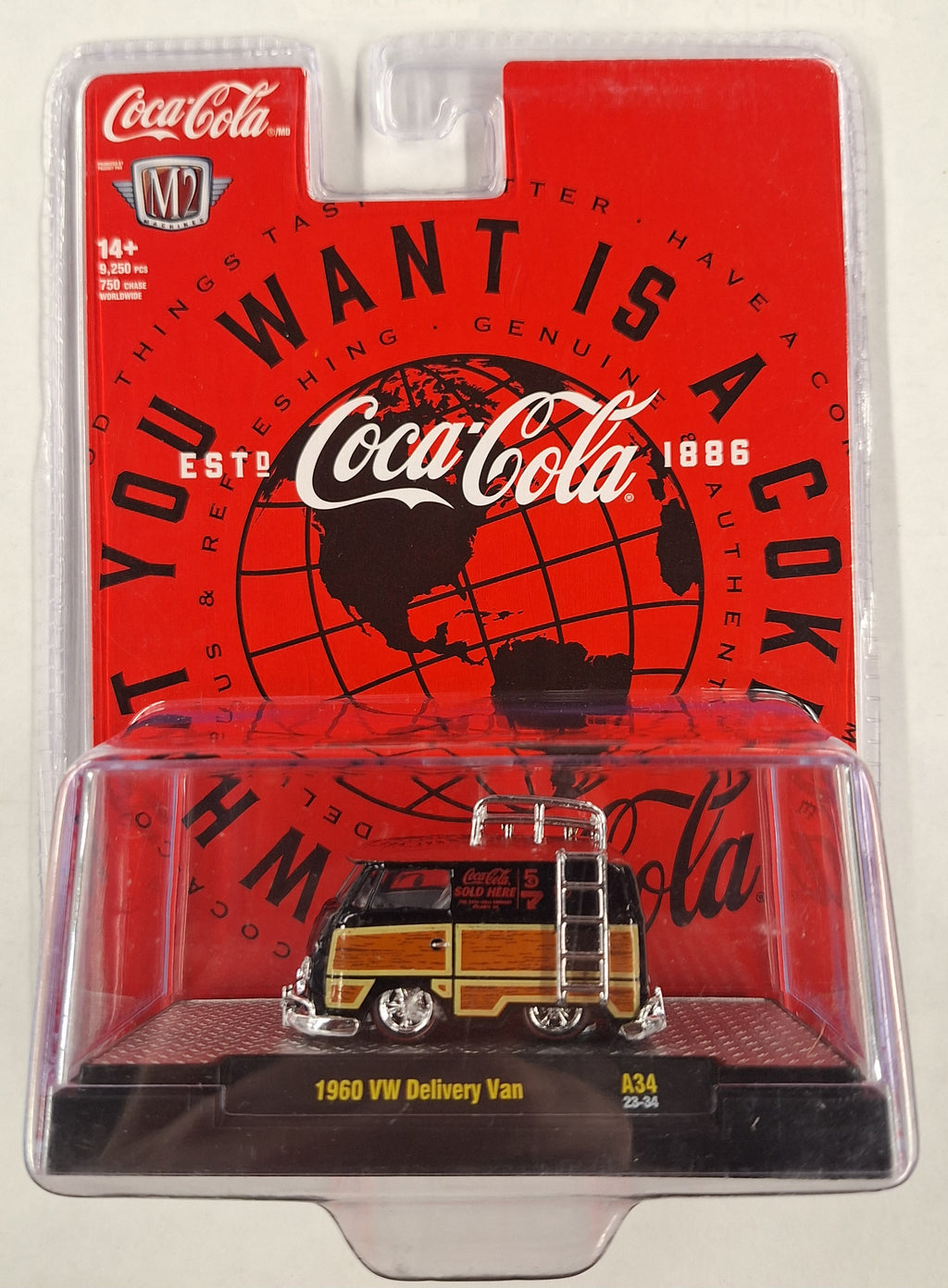 60 VW Delivery Van A34 M2 Machines Coca Cola