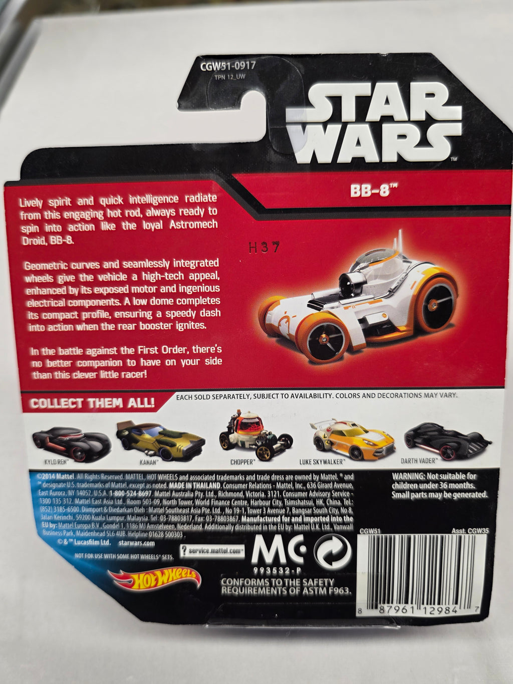 Star Wars BB-8 Character Cars