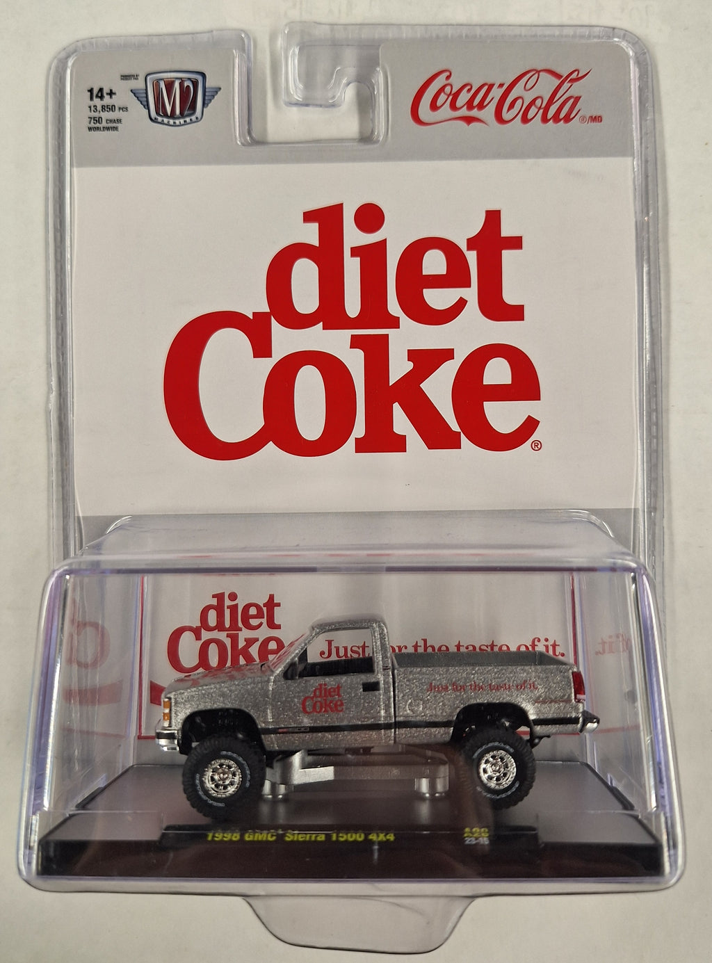 98 GMC Sierra 1500 4X4 A28 M2 Machines Coca Cola