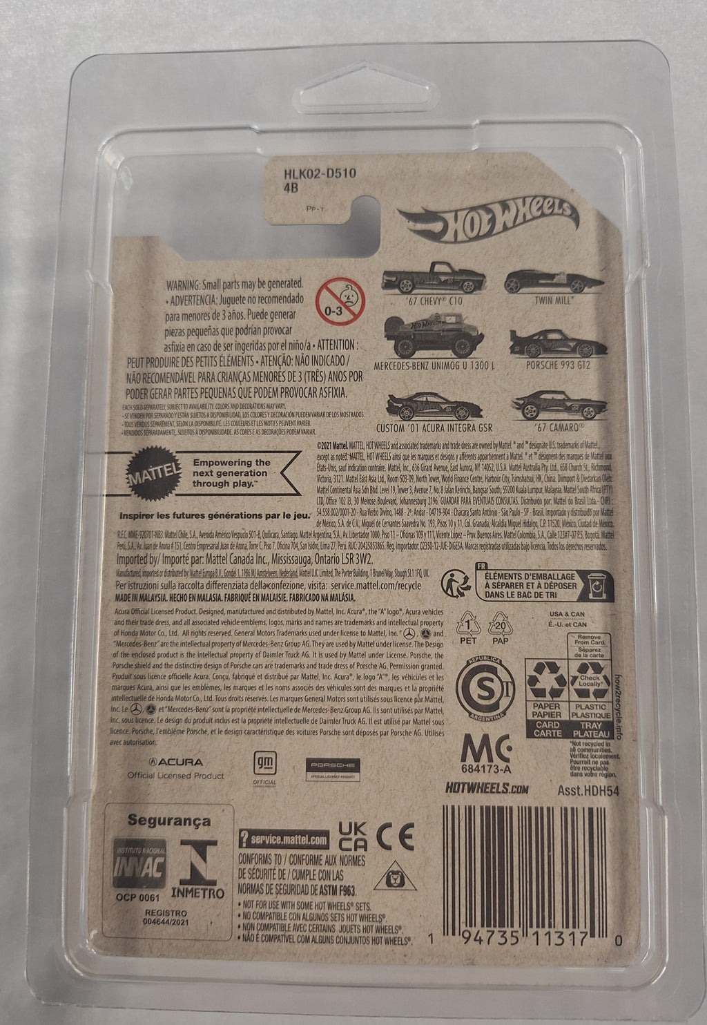 67 Chevy C10 55th Anniversary Black & Gold 1/6 In Protector