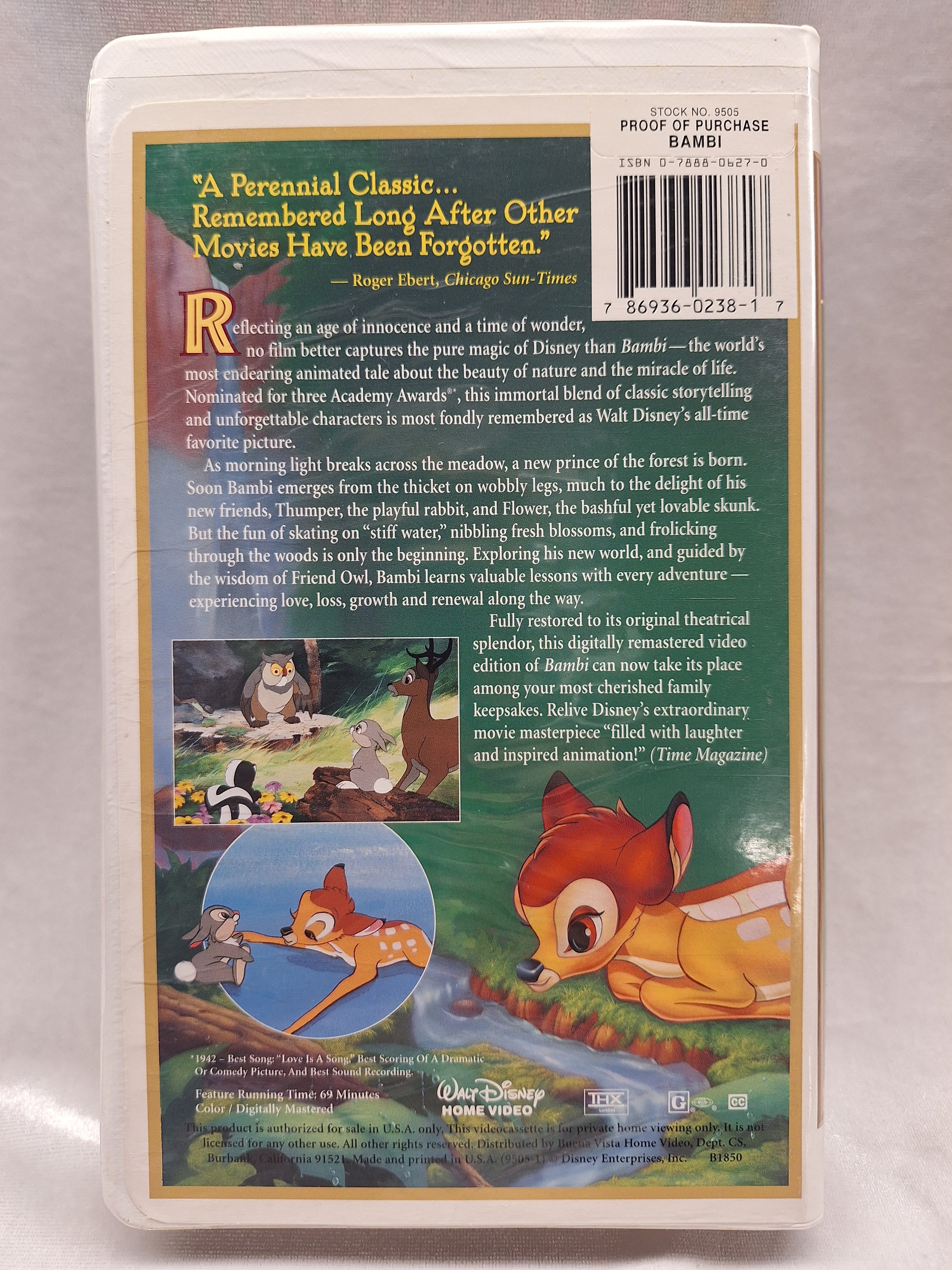 Bambi VHS