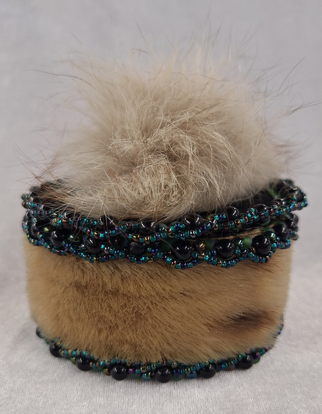 Handmade Alaskan Beaded Container 1999