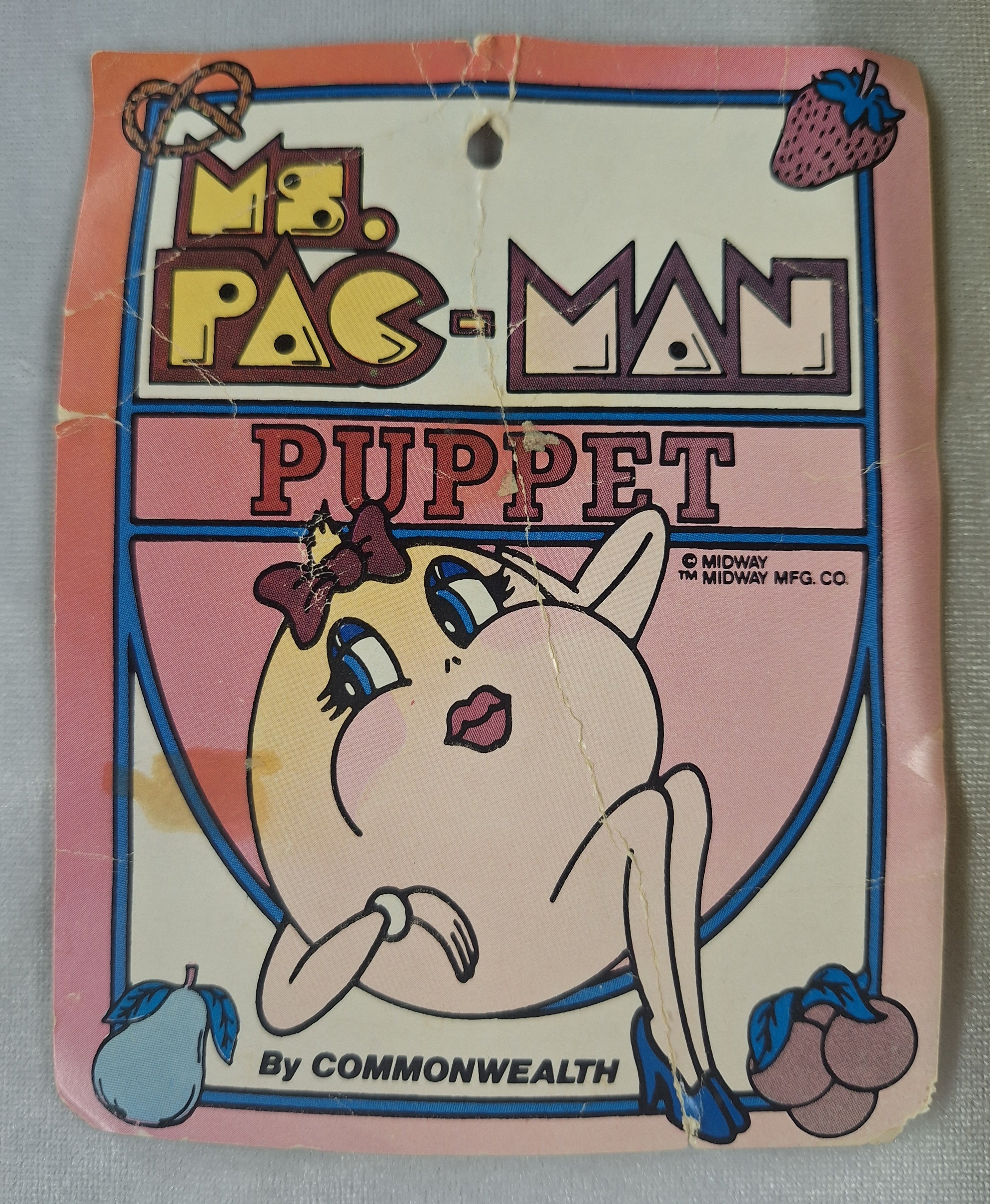 1982 Ms. Pac-Man Puppet