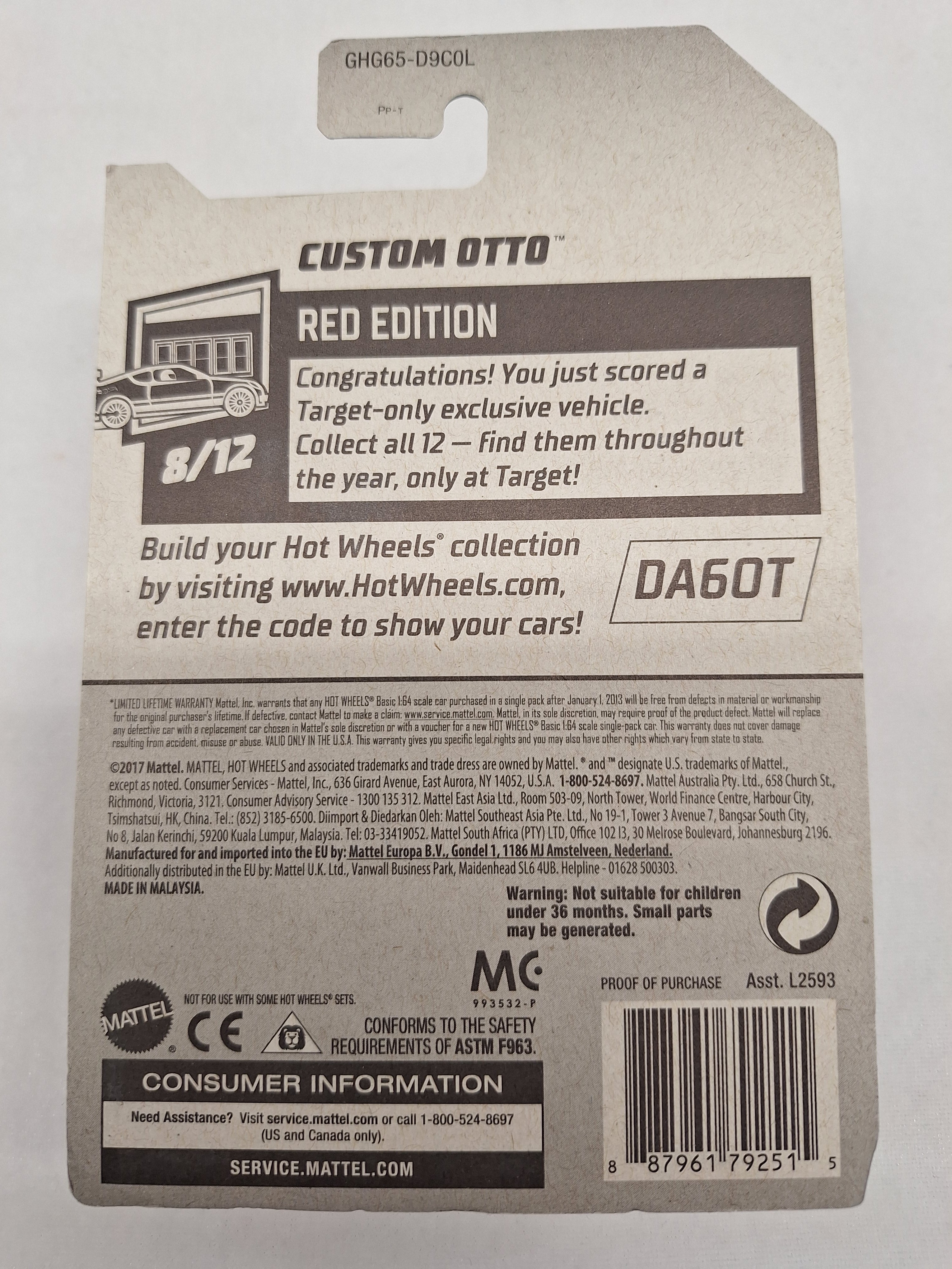 Custom Otto Red Edition 173/250 8/12