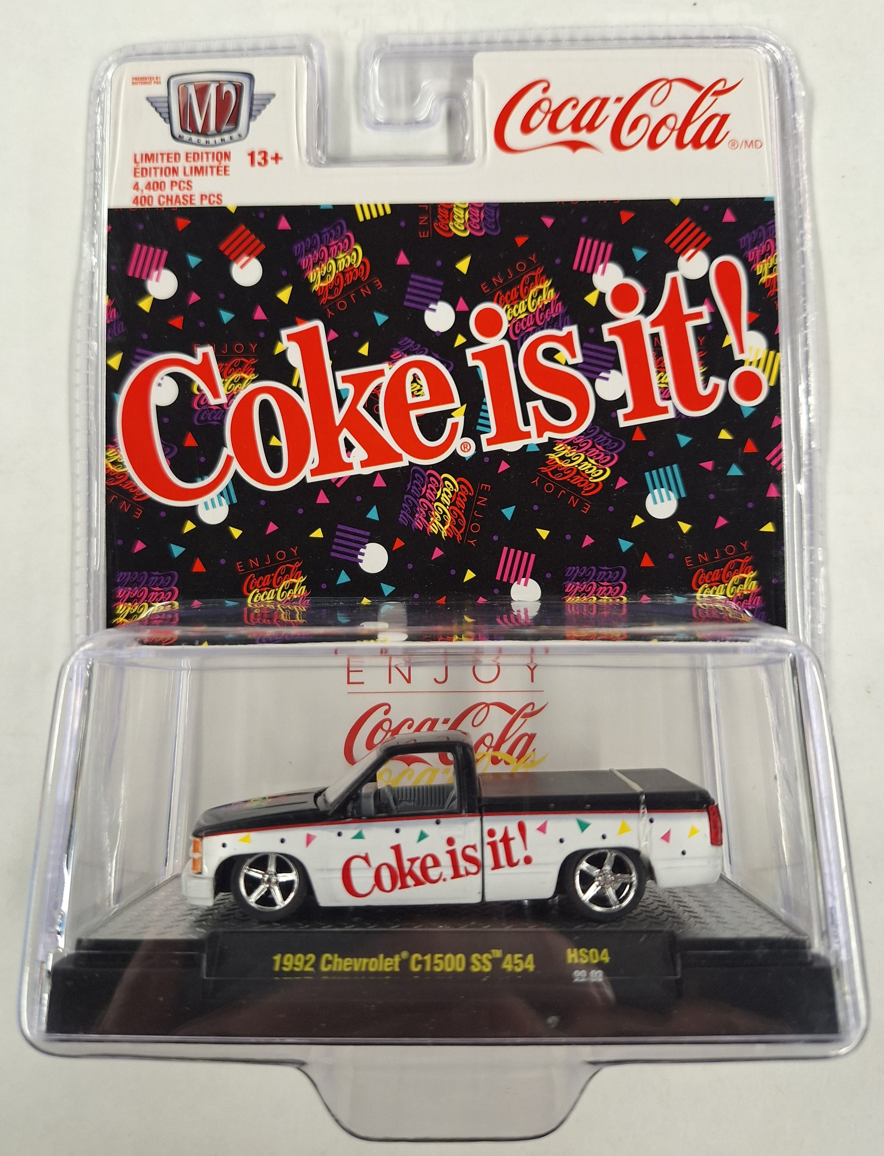 92 Chevrolet C1500 SS 454 HS04 M2 Machines Coca Cola