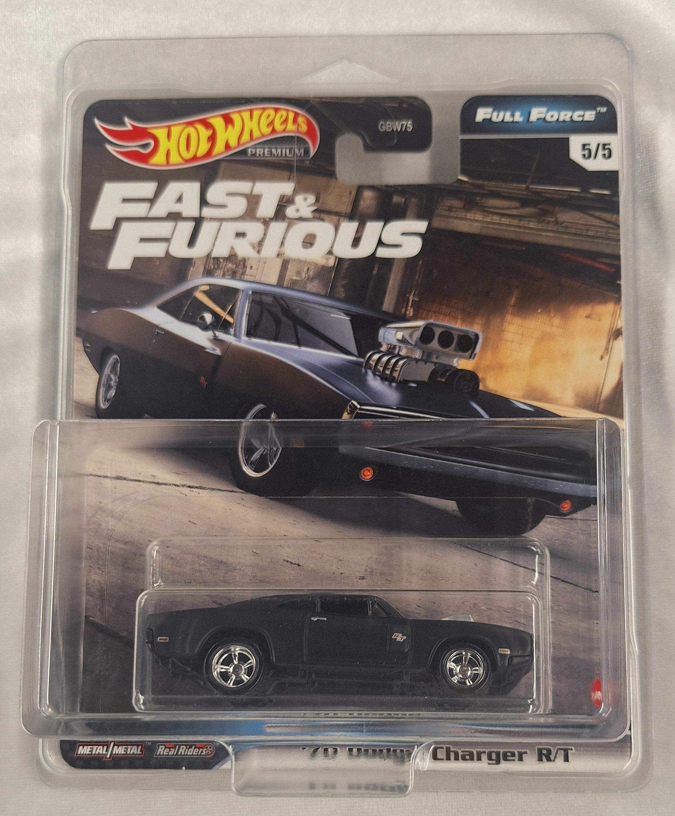 70 Dodge Charger R/T Fast & Furious 5/5 Full Force In Protector