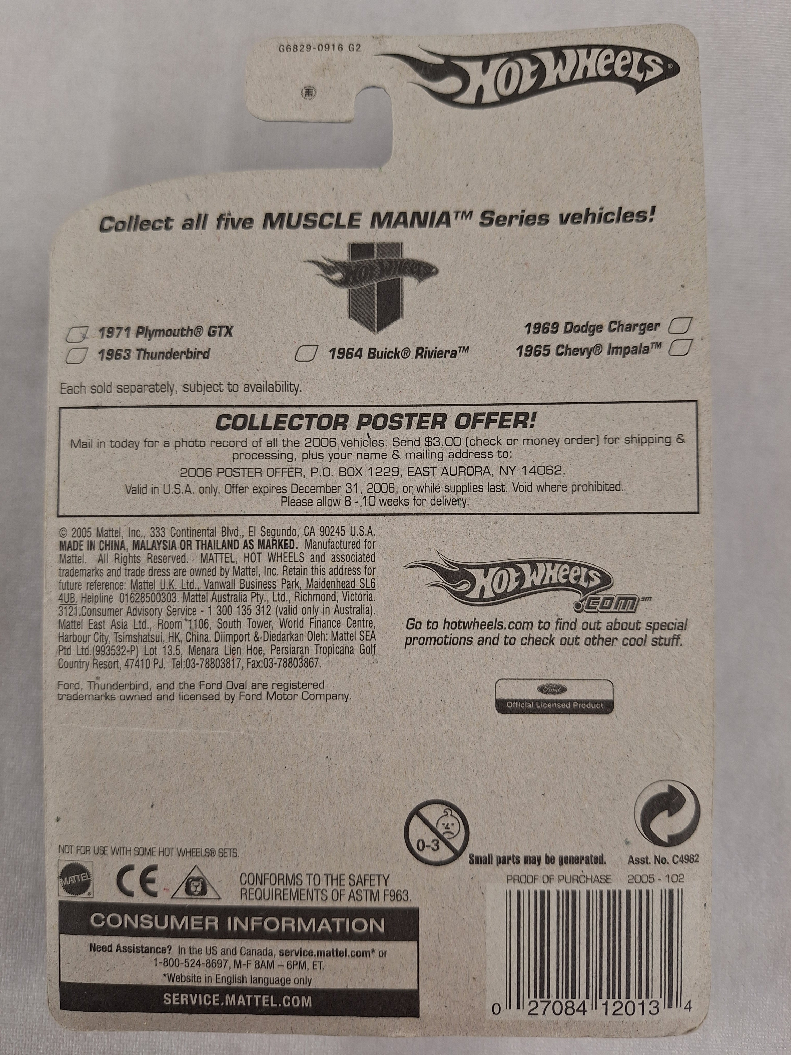 63 Thunderbird 2/5 Muscle Mania #102