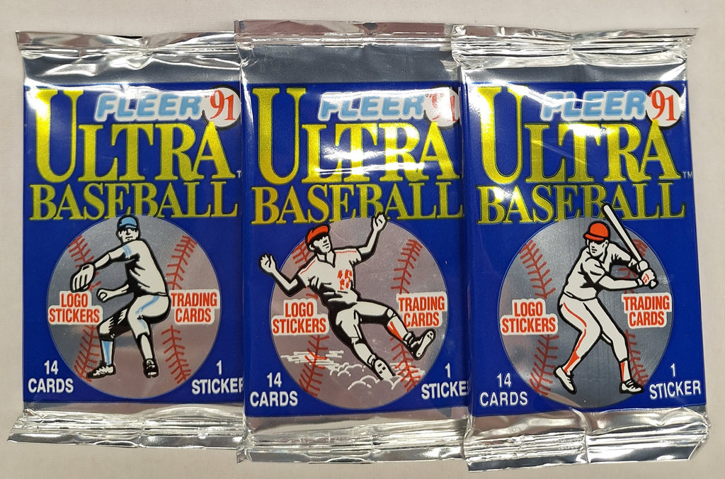 1991 Fleer Ultra Baseball Cello Pack