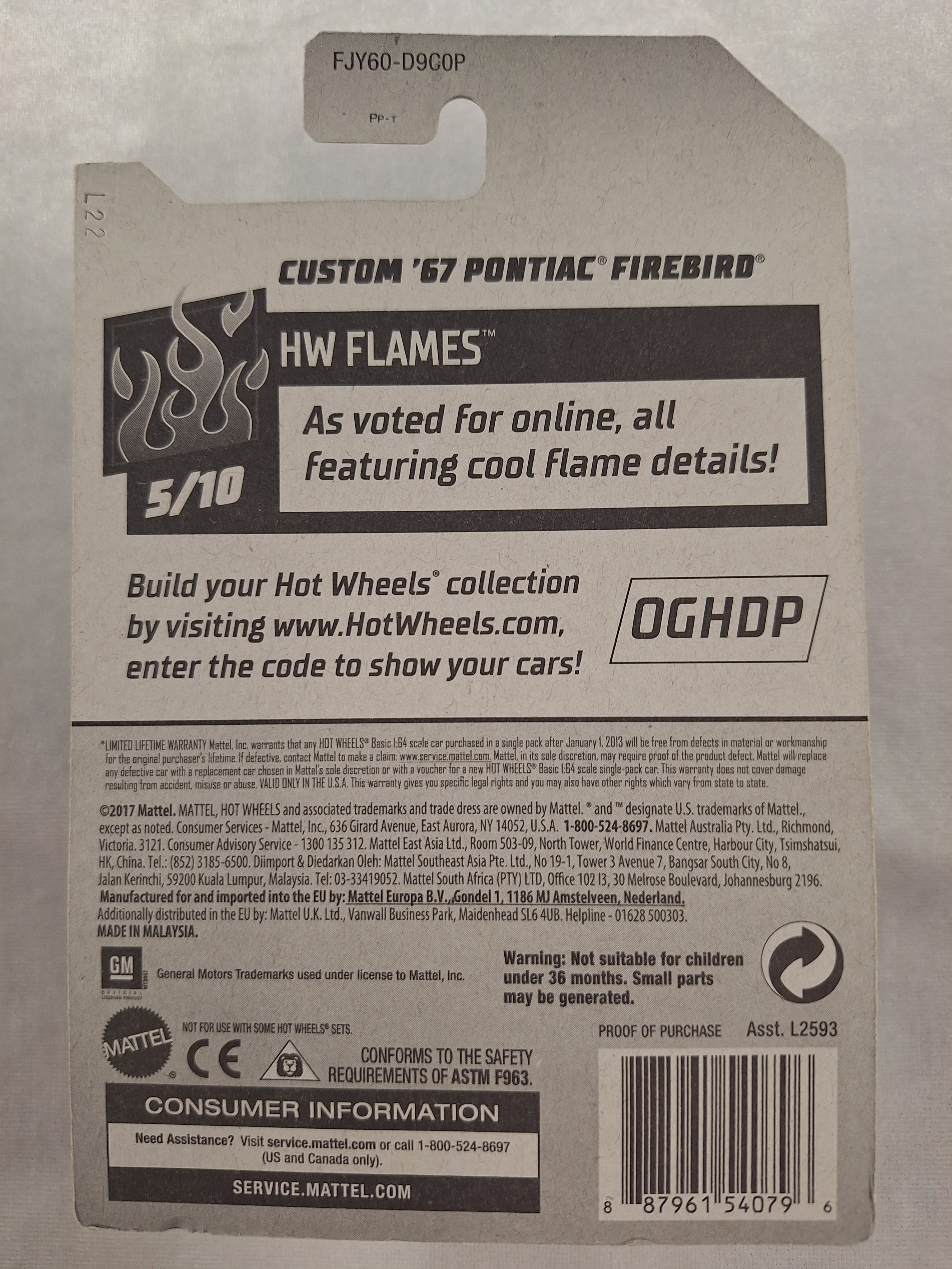 Custom 67 Pontiac Firebird 5/10 Flames 324/365