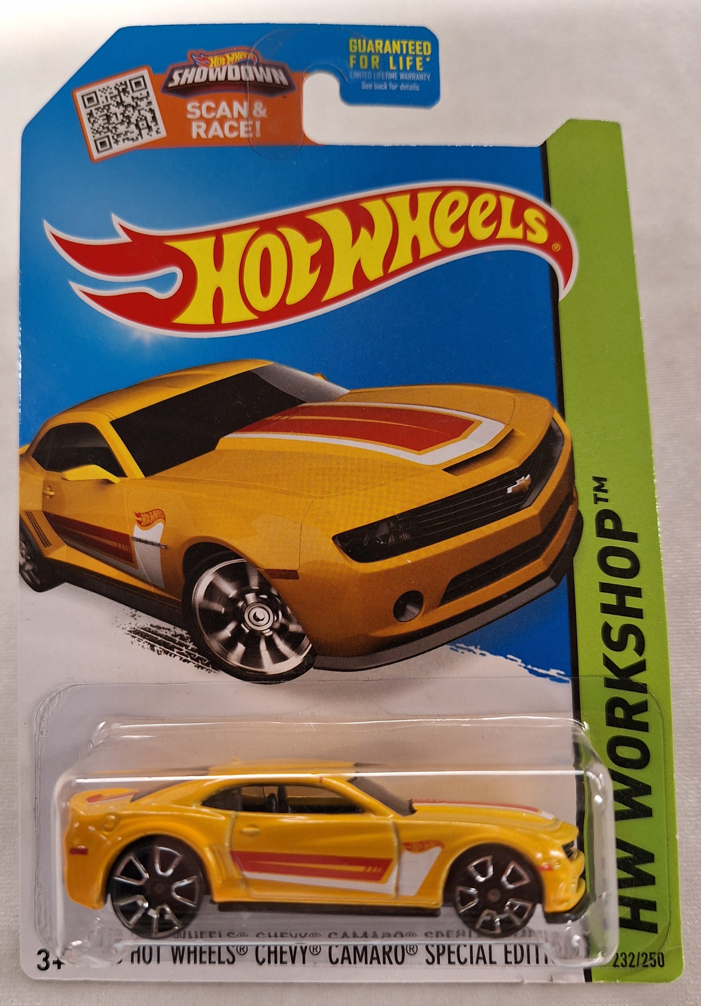 13 HW Chevy Camaro Special Edition Workshop 232/250 Yellow