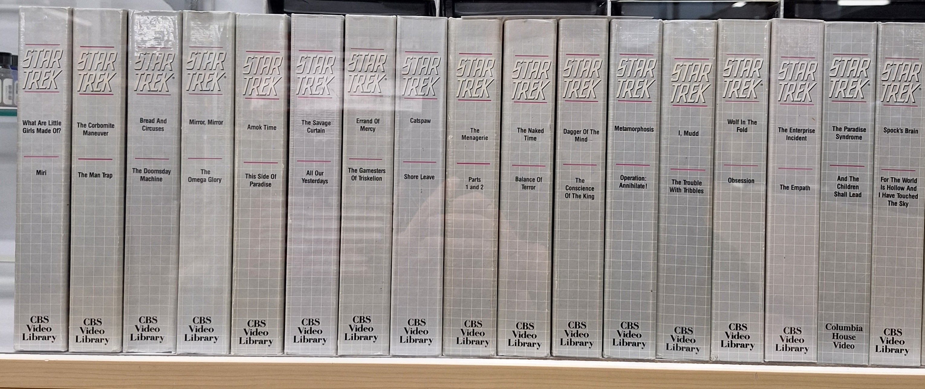 Star Trek VHS 39pc Set