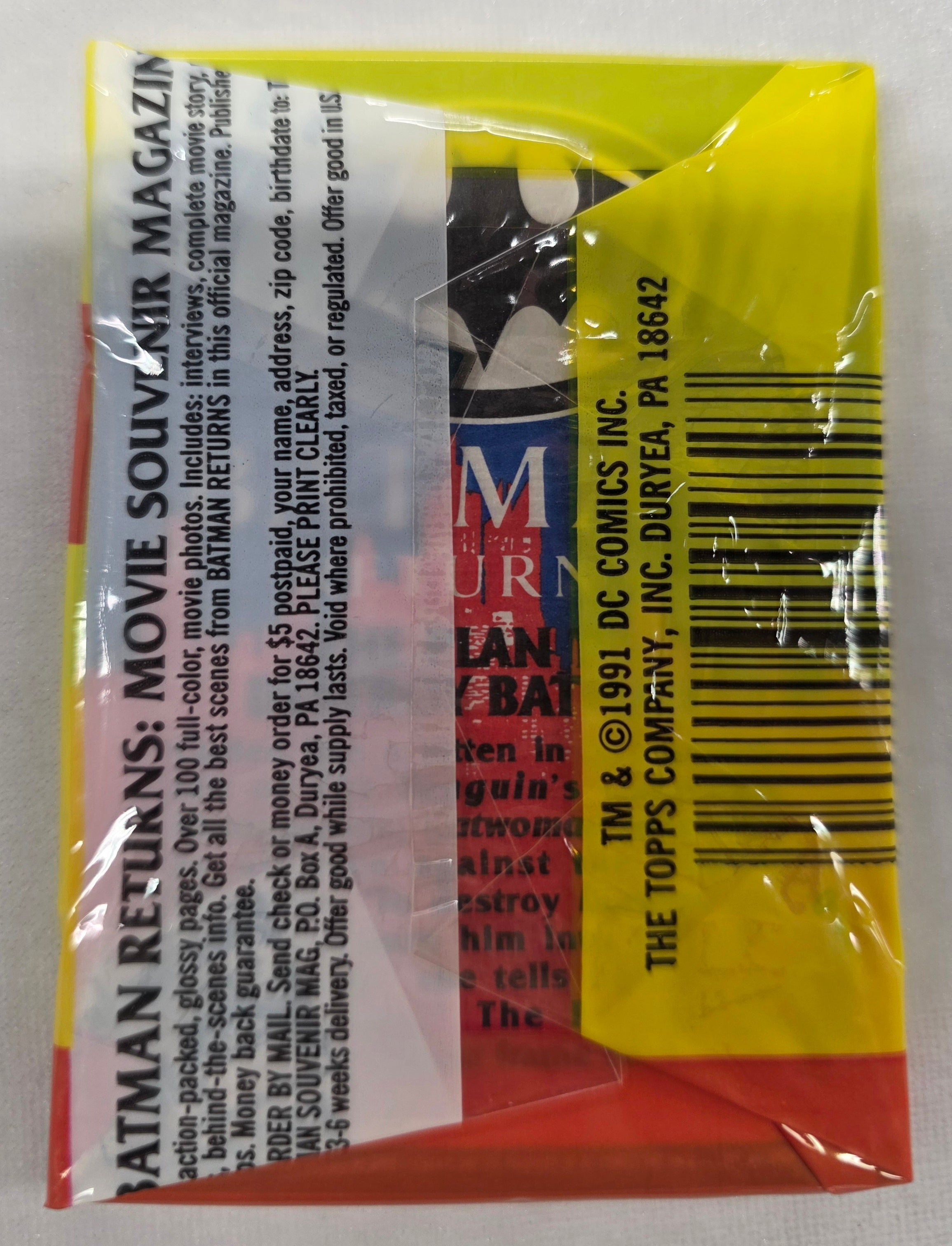 1991 Batman Returns Cello Pack